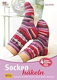 Image de Socken häkeln: Schnell & einfach mit der neuen Stufen-Methode