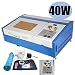 Produktbild Ridgeyard 40W Laser Graviermaschine 12 x 8 Zoll 40W CO2-USB-Port Laser schneiden Cutter Gravur Maschine Graveur DIY Cutter Handwerk mit Wasserpumpe Bewegliches aufsteigen on-Wheel