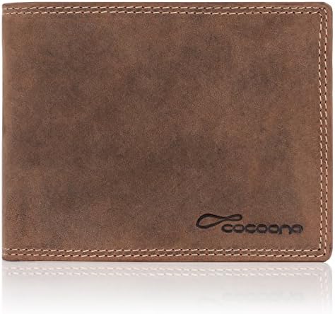 cocoono Landscape Wallet leather 12 cm with tri-fold slot and zip compartment
