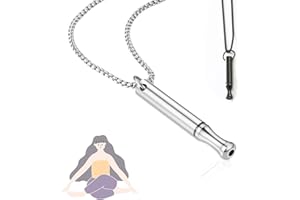 Qianfeng Halskette Rauchfrei,Rauchentwöhnung Rauchfreikette,Atemkette Raucherentwöhnung Rauchen,Mit Aufhören Hilfsmittel,Angst Atemhalskette (Schwarz+Silbe)