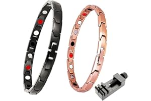 CACACOOK Imagineitem Bracelet, Magnetic Lymph Detox Bracelet, Lymphdrainage Magnetisches Armband,Magnetisches Lymph-Entgiftungs-Armband,Magnetisches Schlankheitsarmband Energie Armband,2Pcs (B)