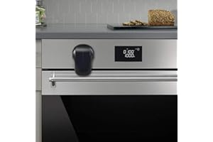 EUDEMON Serrure de four de sécurité pour enfants, serrure de porte de four résistante à la chaleur, facile à installer et à utiliser adhésif 3M VHB (Noir)