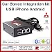 Produktbild Grom Audio (USB3) USB Android iPhone Autoradio-Einbausatz für Mitsubishi 02 - unterstützt Apple-Blitzanschluss. 3000GT Galant Lancer Outlander Mirage