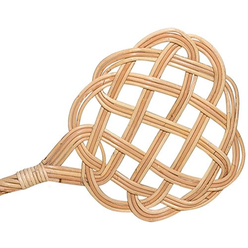 SIDCO ® Teppichklopfer Sonne 3 fädig Peddigrohr Teppich Klopfer