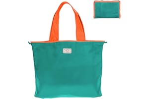 TUFA Borsa per la Spesa Pieghevole, Sacchetti per Spesa Riutilizzabile, Grande Borsa di Totalizzatore delle Drogherie, Borsa con Coulisse in Nylon Leggero, Borsa Spesa per Shopping Viaggi