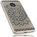 Produktbild mumbi Schutzhülle für Lenovo Moto G5 Hülle im Mandala Design schwarz