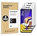 Price comparison product image iVoler [3 Pack] Compatible with Asus Zenfone 5 ZE620KL 6.2 inch / 5Z ZS620KL 6.2 inch Screen Protector, [Full Coverage] Tempered Glass Film, [9H Hardness] [Anti-Scratch] [Case Friendly], Black