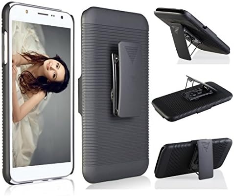 Galaxy S7 EDGE Case Samsumg S7 EDGE Holster Belt Clip Case With Kickstand Solobay Shockproof Rugged Heavy Duty Hybride Holster Cover Belt Clip Holster Case for Samsung Galaxy S7 EDGE (BLACK/S7 EDGE)