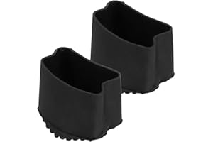 DIYEAH Copri Piedi Per Scaletta Pieghevole in Gomma Antiscivolo 2 Pezzi 2.36X1.77X1.57 Pollici Accessori Per Scale Domestiche Stabilizzatore Sicurezza