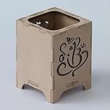 SHAJOC Pen Stand Multipurpose Wooden Desk Organizer Pen and Pencil Stand for Office Table Study table(Ganesh-Om)