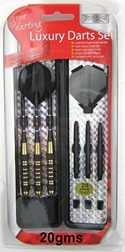 Professional Luxury 3 Dart Set. 20g Weight. Aluminium Shafts & Case. Choose 14g 16g 18g 20g 22g or 24g.