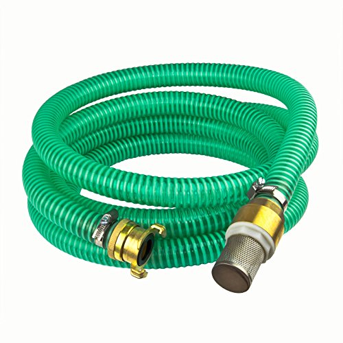 4m Sauggarnitur 1' DN25 NW25 25mm Saugschlauchgarnitur Geka System