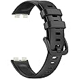 Straps Compatible with Huawei Band 8 Strap, Adjustable Replacement Wristband Silicone Sport Band for Huawei Band 8 Smart Watch