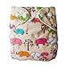 Alva Baby Double Rrows of Snaps Comfortable Washable Adjustable Cloth Nappy with 2 Liners J18-EU
