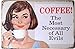 Produktbild RETRO METAL WALL SIGN TIN PLAQUE VINTAGE SHABBY CHIC COFFEE KITCHEN LOUNGE BAR LIFE by Harrington Marley