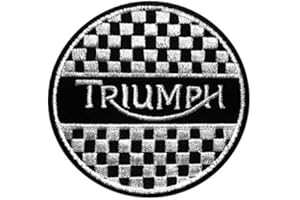 LipaLipaNa Triumph Sports Racing Cafe Racer Parche Patch Bordado con Logotipo para Planchar de Hierro en Apliques de Recuerdo de Accesorios