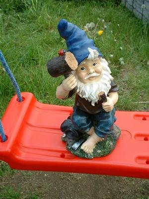 4 Lustige Gartenzwerge Gnome 22cm NEU Gartenzwerg NEU - 4