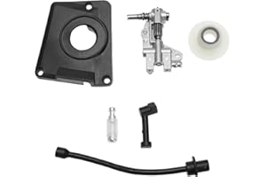 LT Easiyl Juego de 6 Piezas de Cubierta de Bomba de Transmisión de Aceite para Motosierra Accesorios Compatibles con Motosierra China 4500 5200 5800 Compatible con Kiam Sherwood KM45