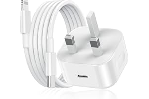 KITMINUN iPhone Fast Charger Plug and Cable, [Apple MFi Certified] 20W USB C Wall Charging Plug and Type C to Lightning Lead 2M,USB-C Power Adapter Original for Apple iPhone 14 Pro Max/13 Mini/12 Pro/11/X/iPad
