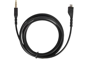 GUGXIOM Wymienny Przewód Audio, Kabel 1,5 M/4,9 Stopy Kompatybilny ze Słuchawkami do Gier Arctis 3/Arctis 5/ Arctis 7/Arctis Pro/Arctis Prime