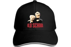 FNITO@ Baseball Cap Herren Baseball Cap Muppet Old School Grafik Lustiger Hut Odd Snapback Women schwarzer Hystereseneinstellbarer Casual Hip Hop lustig im Freien Schirmmütze