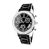 Stella Maris Damen-Armbanduhr Analog Quarz Premium Keramik Diamanten - STM15L4