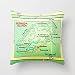 Produktbild FloradeSweet Bermuda Map Pillow Cover as seen in HGTV Magazine Bermuda Destination Wedding Gifts Travel Decor