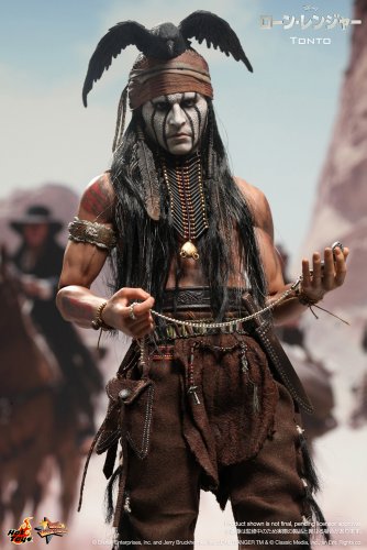 Hot Toys Movie Master Piece 1/ 6 Scale The Lone Ranger Tonto Collectible Figure