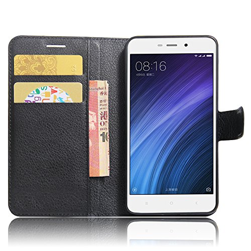 Xiaomi Redmi 4A Funda de PU Cuero Leather con Ranuras para Tarjetas y Billetes Carcasa de Excelente Resistencia y Parachoque Cubierta Enrrollada Perfectamente al M vil 5 Pulgadas Negro reviews Xiaomi Redmi 4A Funda de PU Cuero Leather con Ranuras para Tarjetas y Billetes Carcasa de Excelente Resistencia y Parachoque Cubierta Enrrollada Perfectamente al M vil 5 Pulgadas Negro