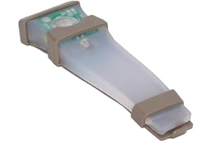 AXOC Helm-Sicherheits-Blinklicht, Flexibles Silikon-Helm-Blitzlicht, taktisches Helmlicht mit Klettfläche für Molle-Helm für Outdoor-Aktivitäten