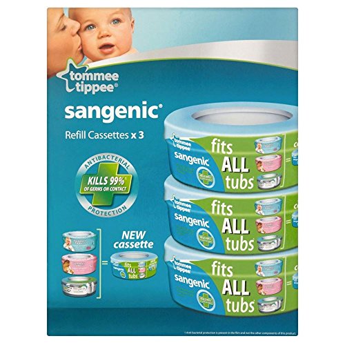 Preisvergleich Produktbild Tommee Tippee Sangenic Hygiene Plus Windel Wrapper Wechselkassette 0Mth + (3)