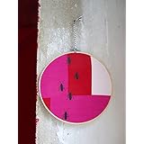 Schaben, Siebdruck in Stickrahmen, 20cm