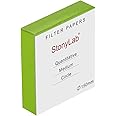 StonyLab Quantitative Filter Paper Circles, 150mm Diameter Cellulose Filter Paper with 20 Micron Particle Retention Medium Filtration Speed, Pack of 100 (150mm Diameter)