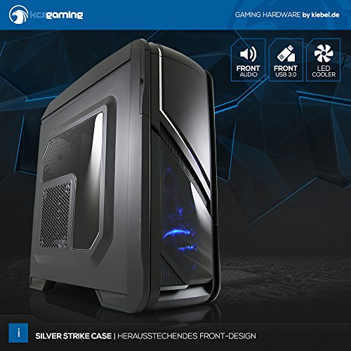 Kiebel [184724] Multimedia PC – AMD FX 4300 (4x 3.8 GHz) | 8GB DDR3 | 240GB + 1TB | AMD Radeon RX 460 4GB | DVD | Gigabyte | Sound | LAN | Win10 - 5
