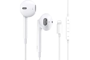Qi Gxinr Kopfhörer mit Kabel für iPhone,In Ear kopfhörer mit Mikrofon Earpods kabelkopfhörer Lautstärkeregler, kompatibel mit iPhone 14 Pro Max/13 Pro/13/12/12 Mini/SE/11/X/XS Max/XR/8/7 Plus