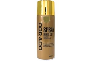 MORE FREE-Pintura Spray Dorado Brillo Multicolor Profesional 400ml Adecuado Metal Madera y Plástico Pack de 1 unidad