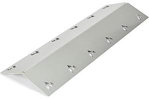 Grillrost.com Das Original Copertura del bruciatore in Acciaio Inossidabile - 410x140mm - Extra Forte 1,5mm - Si Adatta a Molte Griglie