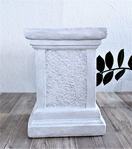 Säule Steinguss Antik-Weiss - 3