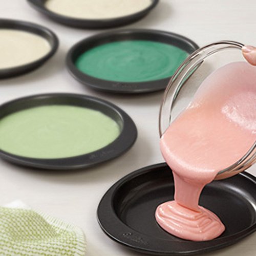 Wilton 2105-0112 Cake Pan Easy Layers, Backform, Stahl, 15 cm, anthrazit, 5 Einheiten - 3