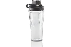 MMZBT01B Vattenflaska, Svart, Genomskinlig, 0,6 L