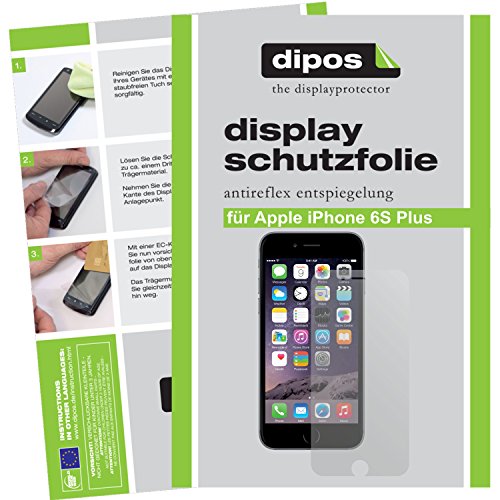 6x dipos Schutzfolie Apple iPhone 6S Plus Displayschutzfolie matt - 2