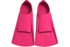 YushengTai Palmes de Natation pour Enfants, Palmes Courtes pour Enfants, Palmes de Plongée en Silicone, Palmes Courtes de Plongée, Palmes Courtes pour Garçons et Filles