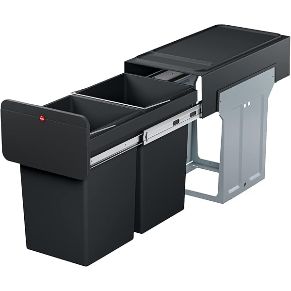 Hailo Laundry Carrier Slide Wäsche Sammler 60 cm Unterschrank 
