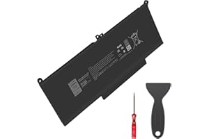PASUKTER 60Wh F3YGT E7280 Ersatz Laptop Akku Kompatibel mit Dell Latitude 12 7000 7280 7290 13 7380 7390 P28S001 P29S002 14 7480 7490 E7480 E7290 DM3WC 2X39G KG7VF V4940 451-BBYE 453-BBCF(7.6V)