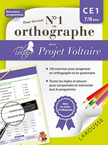 Download Pour devenir nº1 en orthographe avec Projet Voltaire CE1 Download Pour devenir nº1 en orthographe avec Projet Voltaire CE1