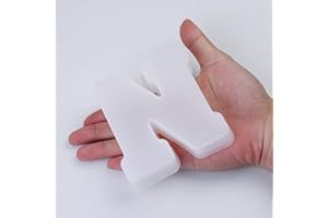 Epoda Stampi in silicone resina epossidica, 3D lettere resina epossidica, alfabeto lettera N resina stampo in silicone (N)