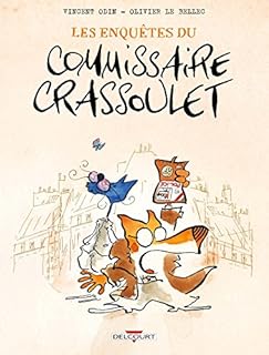 jaquette livre Enquêtes du commissaire Crassoulet