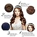 S-noilite® 23Inch Women Long Layer Full Head Wigs Cosplay Costume Party Daily Fancy Dress Synthetic Dark Brown