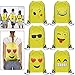 Produktbild Emoji Rucksack, MOOKLIN 6 Packs Drucken Rucksack Party Favors für kindergeburtstag Gastgeschenk party Mitgebsel Geschenk