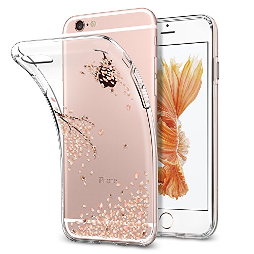 iPhone 6S Case, SpigenÂ® iphone 6 case cover [Liquid Crystal Shine] [Blossom] iPhone 6s Case with [Laser Precision Design] and Premium Clarity for for iPhone 6 (2014) / 6S Case (2015) - Blossom (035CS21219)